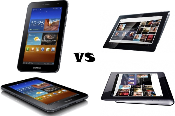 Samsung Galaxy Tab 7 vs Sony Tablet S