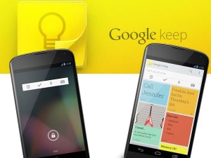 La nueva Aplicación, Google Keep