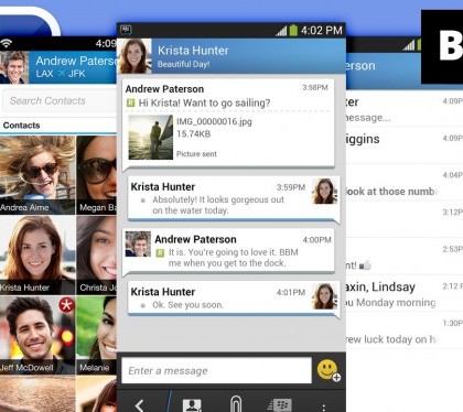 BlackBerry Messenger llega a Android 2.3.3