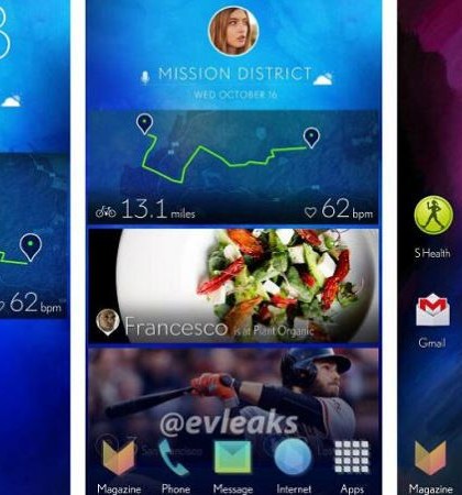 interfaz del Samsung Galaxy S5